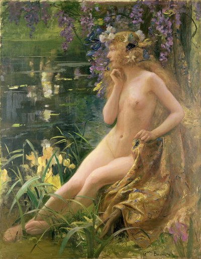 Wassernymphe von Gaston Bussiere